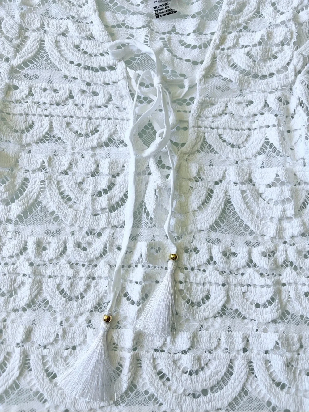 PilyQ Swim Girls' Little Noah Tunic Cover Up Sz L